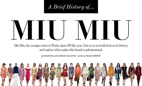 miu miu history|how old is miu.